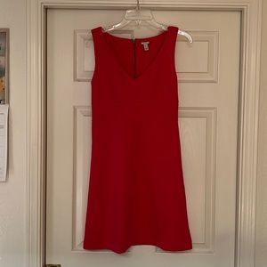 J Crew Holiday Red Cocktail Dress